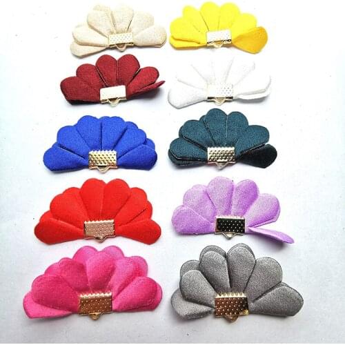 100pcs 16mm*10mm korea diy winter cloth velvet petal earrings part. pendant . for woman jewelry making accessories.2020wholesale