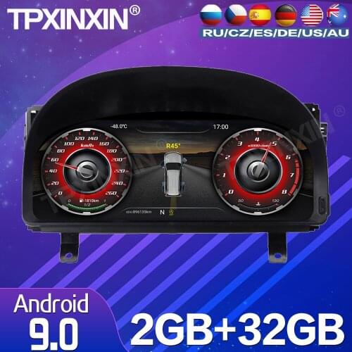 2+32G For Toyota Vellfire 20 Alphard 20S Android Car Dashboard Panel Virtual Instrument Cluster Digita Multimedia GPS Navigation