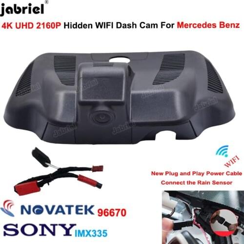 4K Car DVR Dash Cam for Mercedes Benz A Class A200 A220 A250 w177 for Mercedes cla 35 45 gla 45 35 amg 2019 2020 2021 w118 x156