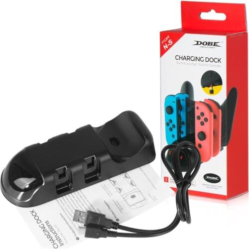 5 IN 1 USB Charging Dock Station For Nintend Switch Joycon Controller Gamepad Charger Cradle Charging Dock Stand Holder