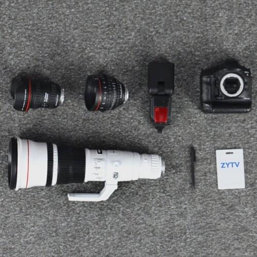 6th Scale DSLR Digital Camera & Lens Set for 12" DID Action Figures