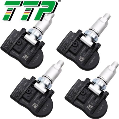 4PCS 4250C477 433Mhz Car TPMS Tire Pressure Monitor System Sensor for Peugeot ION 2014-2018 For Mitsubishi 4250C477