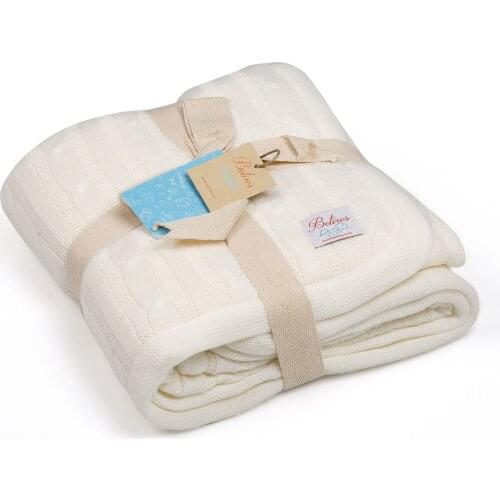 Betires Home Knitted Baby Blanket