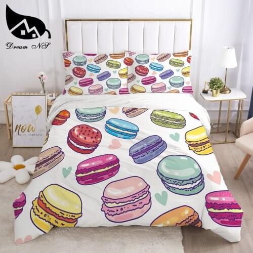 Dream NS 3D Digital Printing Custom Bedding Set Trees bed linens perfume Bedclothes hamburger bed set duvet cover pillowcase