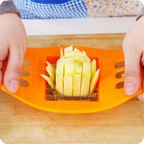 French Fry Cutters Stainless Steel Potato Cutter Slicer Chopper Kitchen Cooking Tools Gadgets Multi-function potato slicer