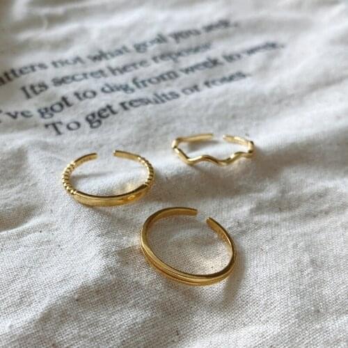 925 Sterling Silver Women Slim Stacking Open Rings Anillos Wedding Band Stacking combination Ring Finger Jewelry Girl Gift