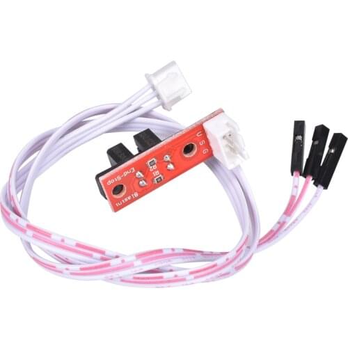 5pcs/lot Optical Endstop Light Control Limit Optical Switch for RAMPS 1.4 board with 3 pin cable 3d printer part Free Shipping