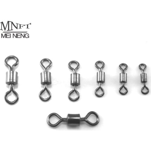 MNFT 400Pcs 14-6# High Tensile Strength Solid Rings Fishing Connector Stainless Steel Anti Corrosion Fishing Tackle Accessories