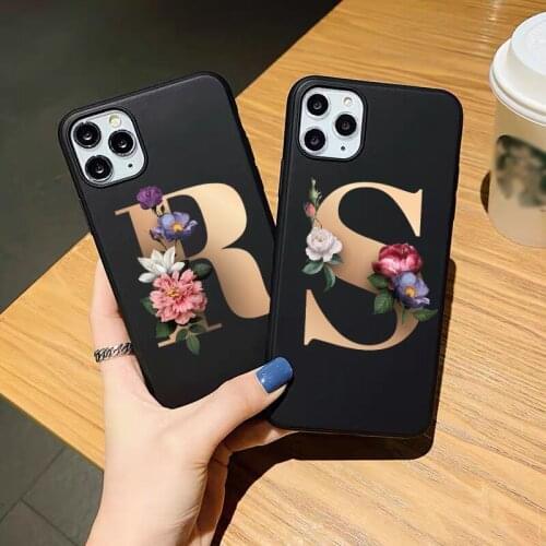 Fashion Custom Name Letters TPU Soft Silicone phone case For iPhone 12Mini 11Pro max 12pro Max XSMax XR 7 8 6s Plus SE2020 cover