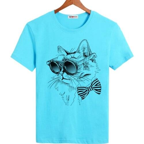 2021 pablo kanye art cat T-shirt Mens good quality brand the flash new style animal printing shirts