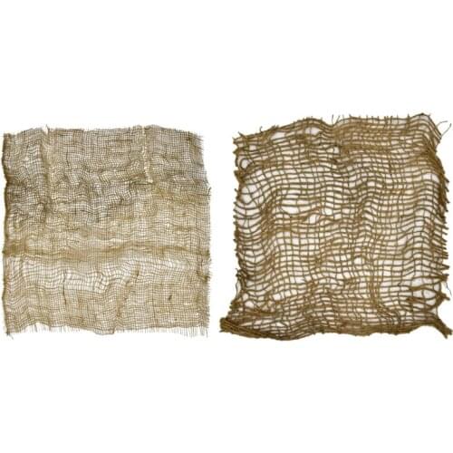 Newborn Handcraft Jute Backdrop Blanket Baby Photography Prop Chunky Burlap Layer Net Props