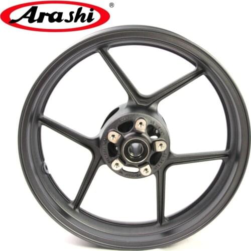 ARASHI NINJA Z750 07 08 Front Wheel Rim Motor Rims For KAWASAKI Z 750 2007 2008 ZX6R 05-12 NINJA ZX10R 06-10 MATTE BLACK