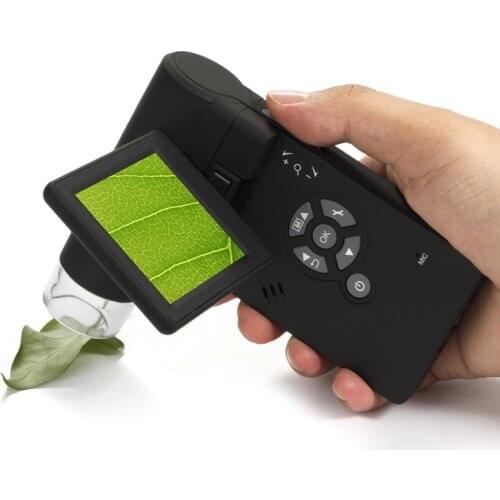 Original Portable Digital Mobile Microscope 20x-200X LCD Display Screen 5MP HD Foldable USB Li-Battery PC Camera Magnifier Tools