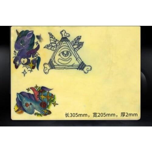 Tattoo practice silicone skin model thickening silica blank imitation skin simulation 300*200*2mm