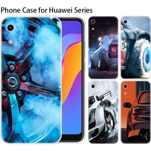 Silicone Case Sports Car Speed Yokohama drift for Huawei NOVA 5i Mate 30 Lite Y9 Prime P Smart Z Plus 2019 Honor 8S 8A 9X 20 Pro