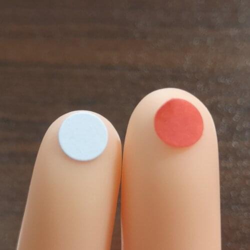 Water Sensitive Security Label Sticker Turn Red Color Once Encountered Water V70