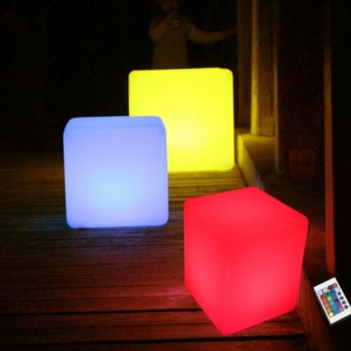 Diameter 25cm D9.85inch Waterproof IP65 led Square Cube lighting Night Lights Free Shipping 2pcs/lot
