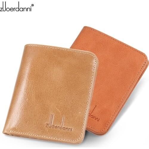 Мужские кожаные кошельки ZUOERDANNI China At AliExpress