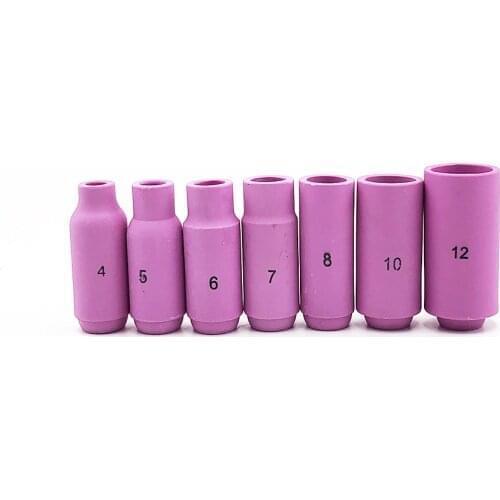 10pcs Tig Torch Accessories Welding Consumables 10N Series WP17 WP18 WP26 Ceramic Cups Nozzle