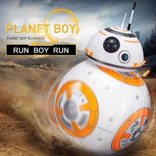 2.4G BB8 Upgrade 20.5cm RC Intelligent Robot BB-8 Ball Toy Car For Children With Music BB 8 Remote Control Robots Action Figure