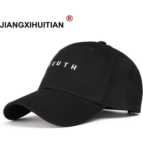 2018 High Quality Brand youth Letter Snapback Cap 100% Cotton black Baseball Cap For Adult Men Women Hip Hop Dad Hat Bone Garros