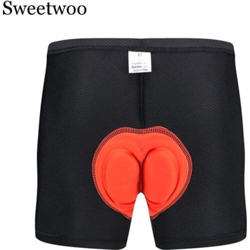 2019 Sponge Padded Unisex Black Bicycle Cycling Comfortable Underwear Gel 3D Padded Bike Short Pants Cycling Shorts