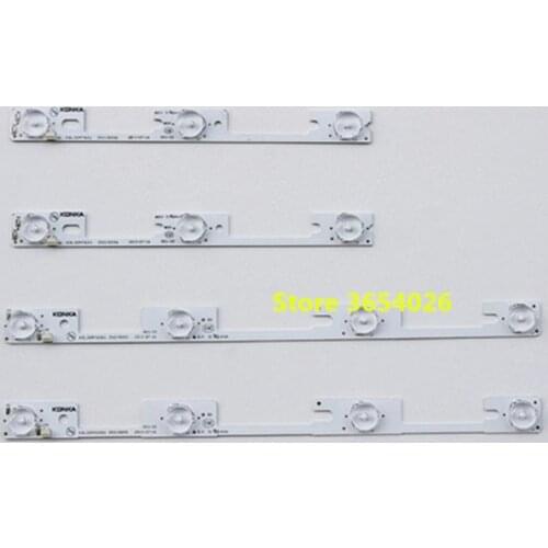 4PCS/ original for Konka KDL32MT626U 2PCS 4LED&2PCS 3LED 35019055 35019056 light bar 32 inch backlight lamp LED strip 6v