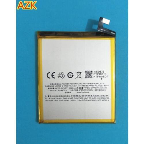 AZK New BT15 3020mAh Battery for Meizu M3S Battery m3 s phone In stock With Tracking number