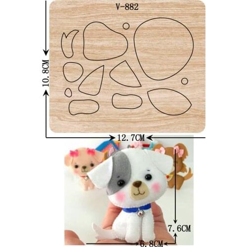 New DOG wooden dies cutting dies for scrapbooking /Multiple sizes /V-882