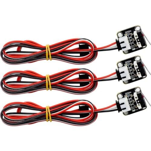 For CR-10 Accessories ENDSTOP Stroke Collision Switch Plug-in Control Limit Switch 3D Printer Accessories(3 Pcs)