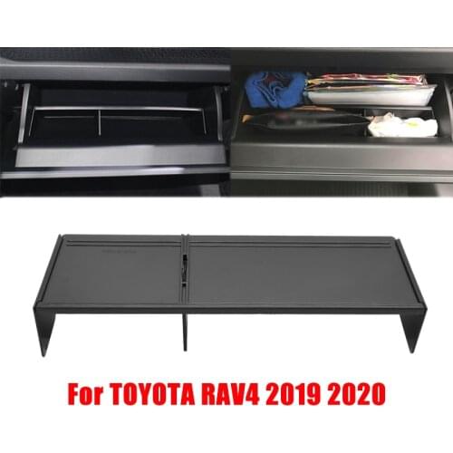 For Toyota RAV4 2019 2020 RAV 4 Car Glove Box Interval Storage Console Tidying Case Interior Central Storage Box Left Hand Drive