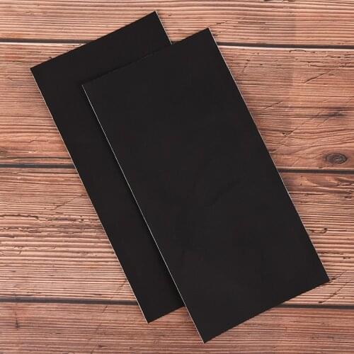 Gmarty 2Pcs Waterproof Self Adhesive Nylon Sticker Cloth Patches Outdoor Tent Jacket Repair Tape Patch Black