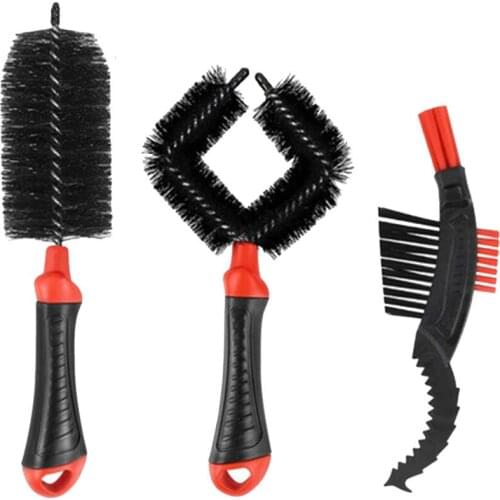 1set Bicycle Cleaning Tool Accessories Chain Brush Tire Sprocket Wheel Mountain Bike Repair Multifunctional Decontamination New