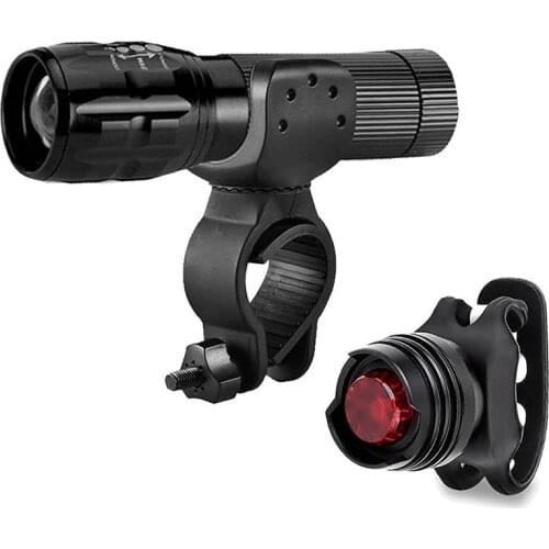 Bicycle light set Super Bright LED Cycling Bicycle Light Set with Front Light Rear Light & Battery A1