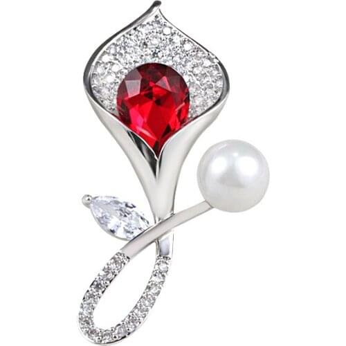 Белые броши на одежду LADYCHIC China At AliExpress