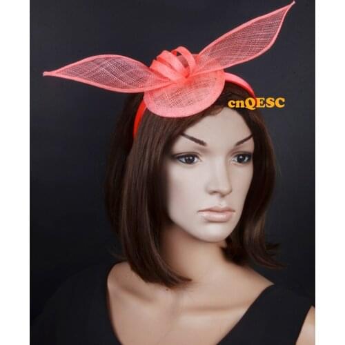 Cute sinamay fascinator sinamay bow for wedding party kentucky derby Races Ascot Races