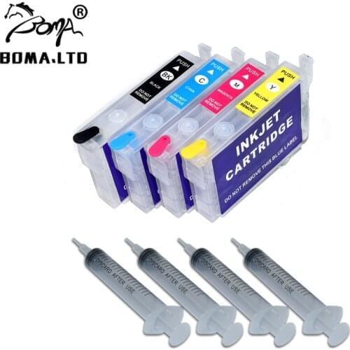 71 T0715 T0711 ARC Chip Refillable Ink Cartridge For EPSON Stylus SX610FW SX600FW BX600FW BX610FW B40W BX300F BX300FW BX31FN