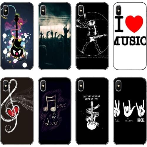 Mobile Phone Case For Samsung Galaxy J7 J5 Prime pro J3 A7 A5 A3 2018 2017 2016 2015 Love Rock Roll