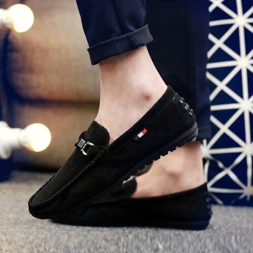 Brand Fashion Summer Style Soft Moccasins Men Loafers High Quality Genuine Leather Shoes Men Flats Gommino Driving Shoes39-48