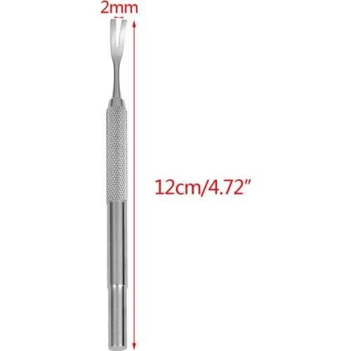 1PCS Stainless Steel Pet Flea Treatment Tick Removal Tool Set Fork Tweezers Clip for Dog Cat Supplies