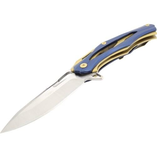 MASALONG Knife Stainless Steel Handle Pocket Portable Folding Blade Outdoor Survival Hunting Tools Kni92