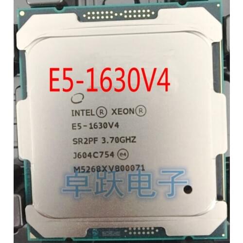 E5-1630V4 Original Intel Xeon E5 1630V4 3.70GHZ 4-Core 10MB SmartCache 140W E5 1630 V4 LGA2011-3 free shipping E5-1630 V4