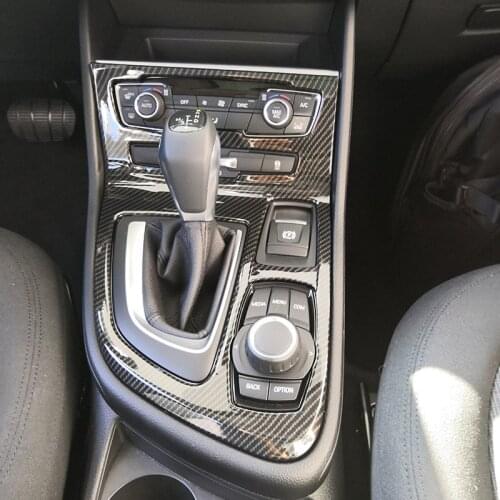 1 Pcs for BMW 218i Gran Tourer F46 2015-17 Center Console Gear Shift Frame Decoration CoverABS Car Interior Accessories 2 Styles