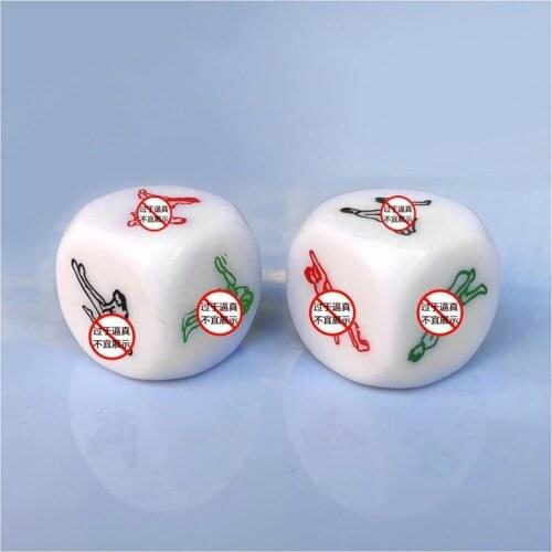 Funny Sex Dice Pose Flirting Sex Luminous Dice Adult Supplies Sex Toys Erotic Craps Toy For Couples Games