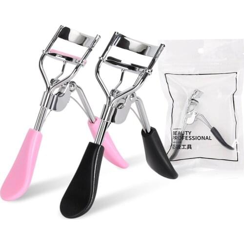 Eyelash curler wide-angle Partial curling lash curler rubber lashes pad beginners fake false eyelashes aid styling makeup tools