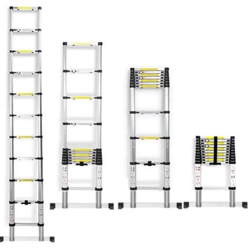 Telescopic Ladder Folding Ladder Aluminum Ladder Multifunctional Household Thickened Telescopic Ladder Industry Ladder HWC