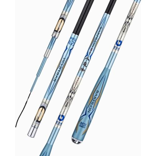 3.6m-7.2m Telescopic Wedkarstwo Oltas Spinning Rod Ultra-light Ultra-hard Taiwan Fishing Peche De Pesca 28 Tune Hand Poles Pesca