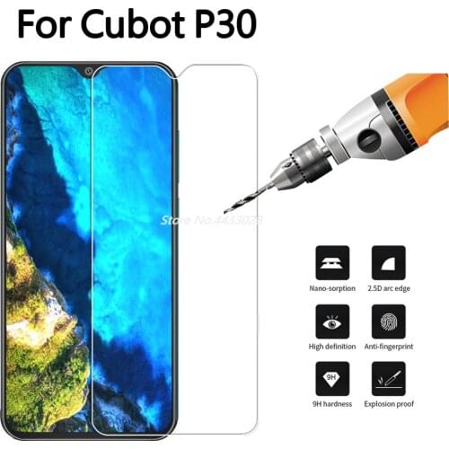 9H 2.5D Tempered Glass for Cubot P30 Explosion Proof Screen Protector for Cubot R15 Pro Protective Film Glass Protector