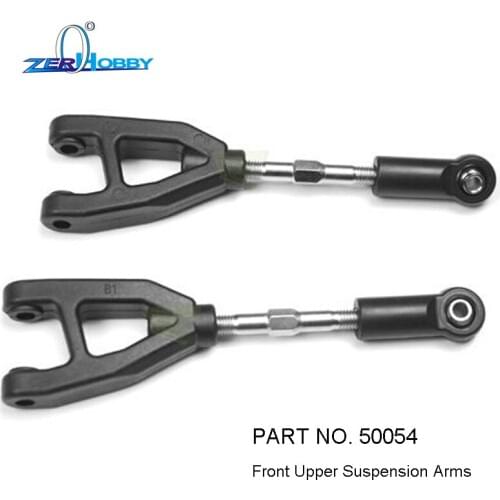 RC CAR SPARE PARTS ACCESSORIES RC CAR FRONT REAR UPPER SUSPENSION ARMS FOR HSP 1/5 GAS RC TRUCK 94050 (PART NO. 50054, 50055)