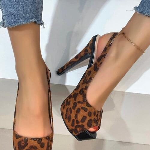 NEW Platform High Heels Sandals Summer Slingbacks Open Toe Gladiator Party Dress Sandals Women Shoes High Heel big size 43
